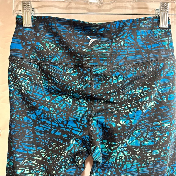 Old Navy Go-Dry Activewear Leggings in Blue&Green Size Small - Picture 5 of 5
